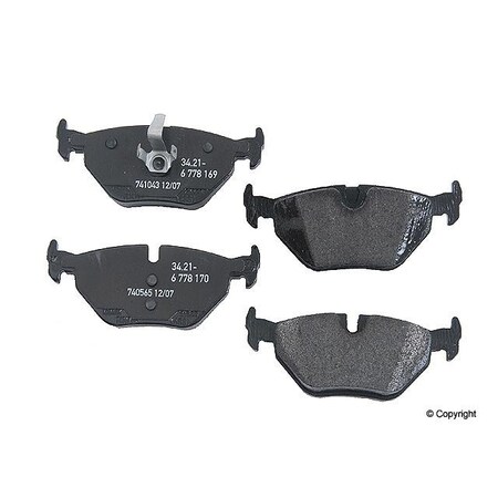 Genuine Brake Pad Set Rear, 34216778168 34216778168